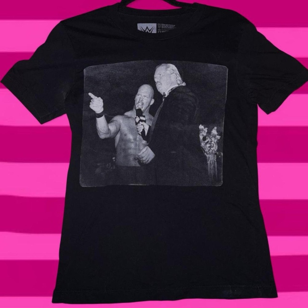 WWE Black Stone Cold Graphic Tee